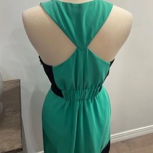 Beautiful Rachel Rachel Roy Green & Black Dress Sz 12
